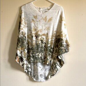 Anthropologie (S) Angel of the North Forest Floor Lightweight Knit Sweater Top